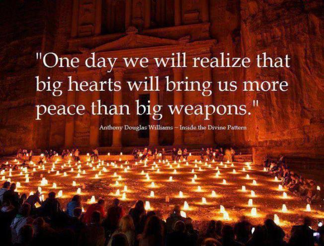Big Hearts will bring peace